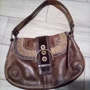 Leather coach